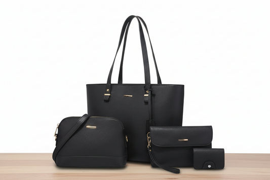 Set di 4 borse moderne in pelle (ACQUISTA 1 E NE RICEVI 1 IN OMAGGIO)
