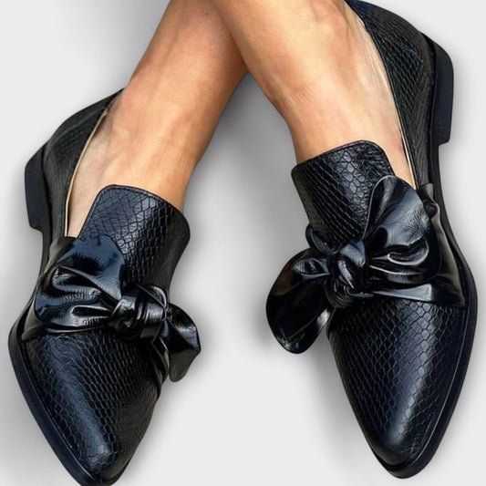 Claudia | Mocasines con lazo
