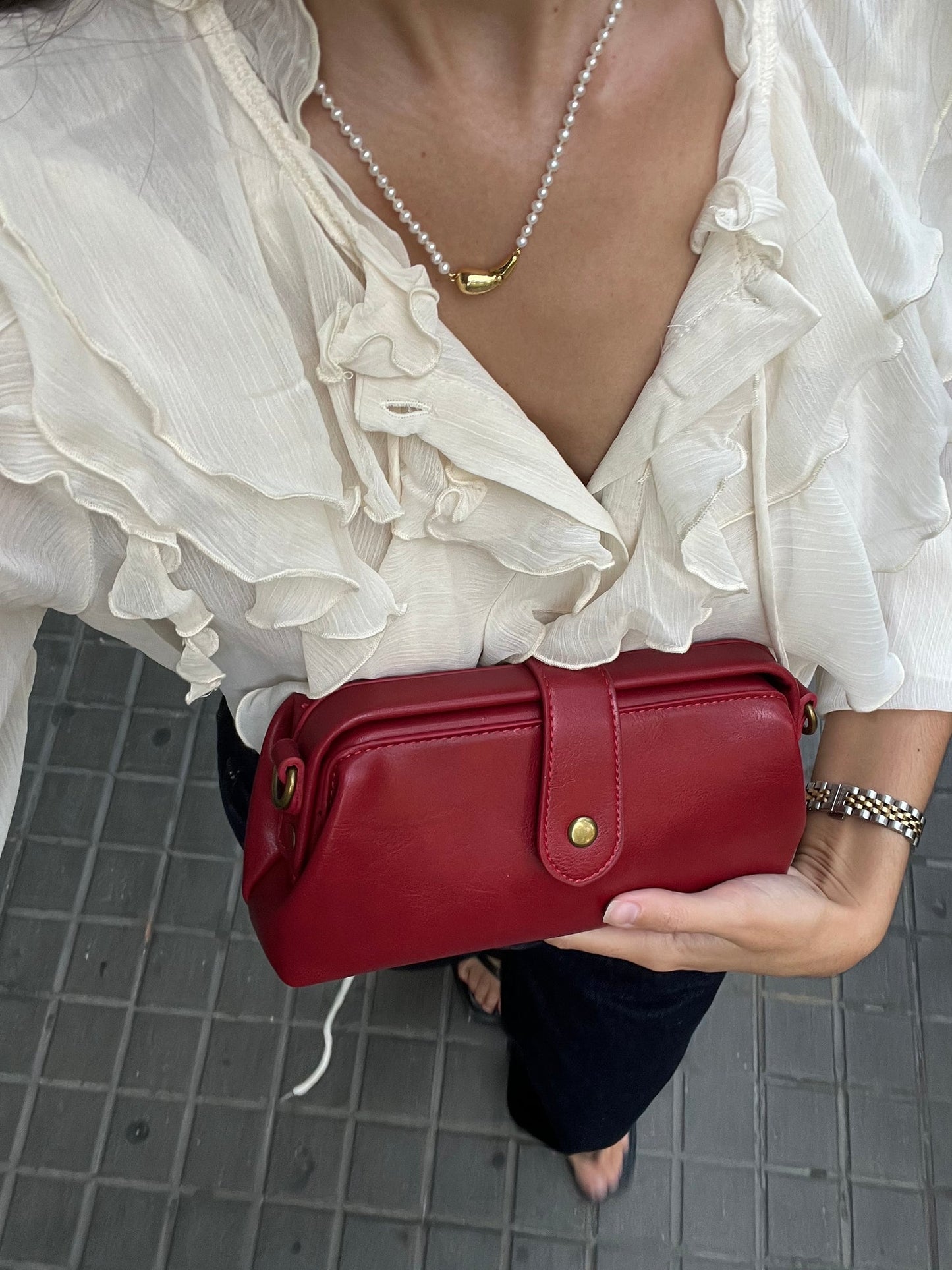 Eross Borsa vintage in pelle (ACQUISTA 1 E NE RICEVI 1 IN OMAGGIO)