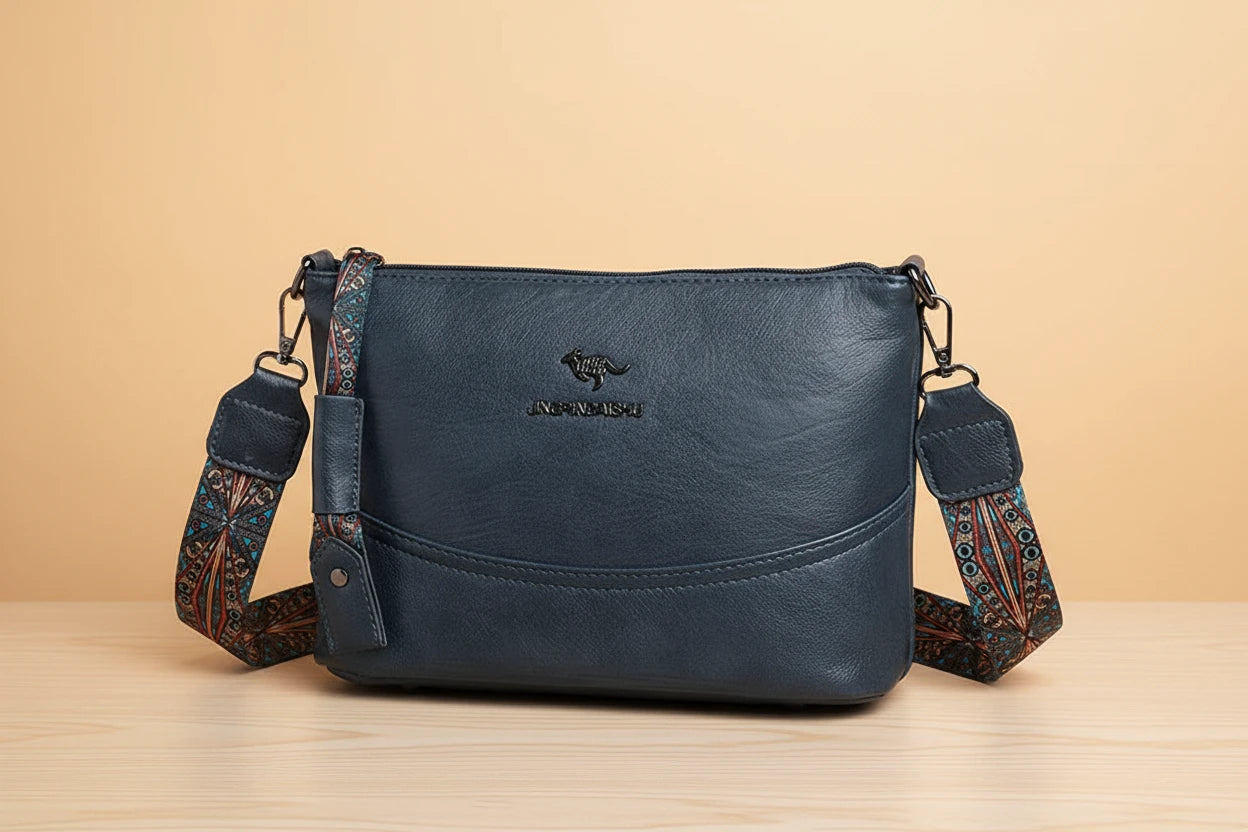 Esclusiva borsa a tracolla in pelle moderna (ACQUISTA 1 E NE RICEVI 1 IN OMAGGIO)
