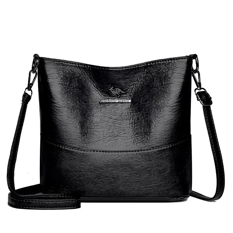 Bolsa croce in pelle di marca di lusso (ACQUISTA 1 E NE RICEVI 1 IN OMAGGIO)