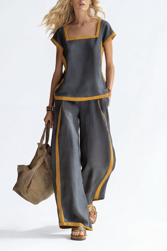 SERENA | ELEGANTE COMPLETO A DUE PEZZI IN LINO